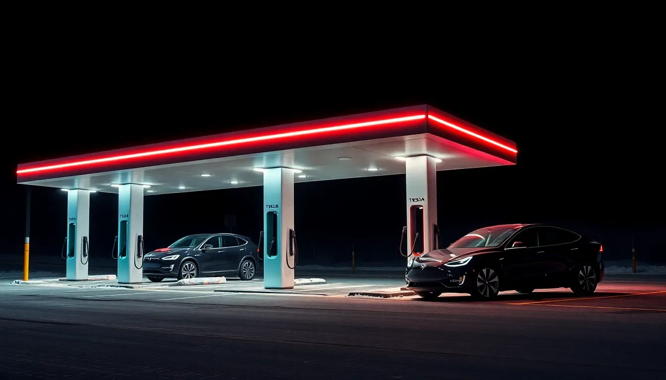 teslas northernmost supercharger in north america opens Tesla’s northernmost Supercharger in North America opens