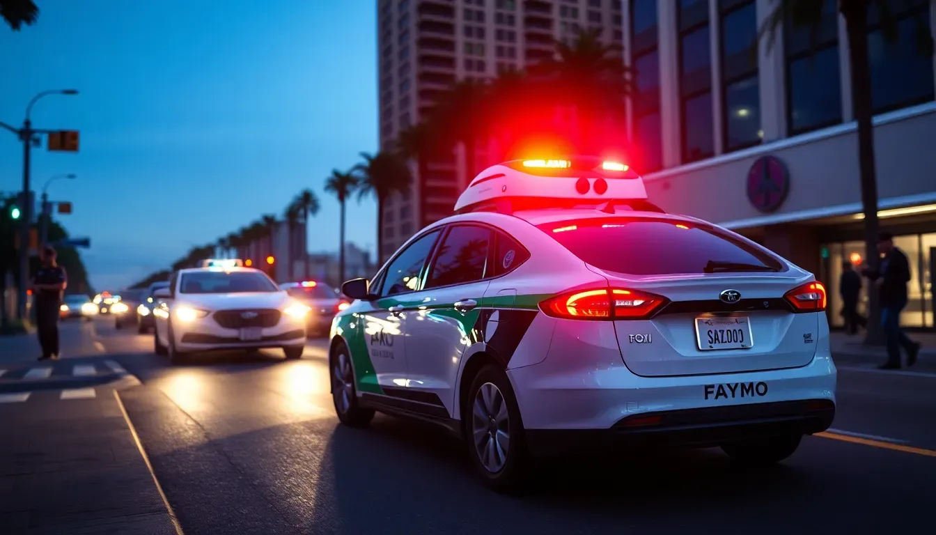 waymo driverless taxi drives directly into active lapd standoff Waymo driverless taxi drives directly into active LAPD standoff